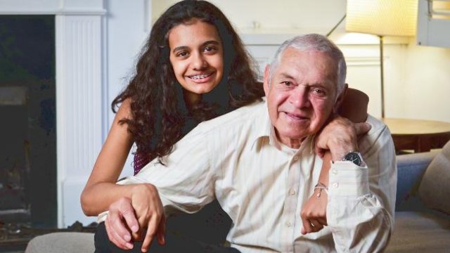 Chika Madden with granddaughter Madeline Madden 